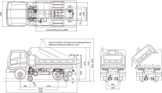 Road rail 8 t Dump Truck MD080 2 MATSUIKIDOU CO LTD road-rail-8-t-dump-truck-md080-2-matsuikidou-co-ltd