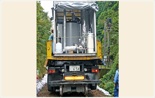 除草用ボイラユニット