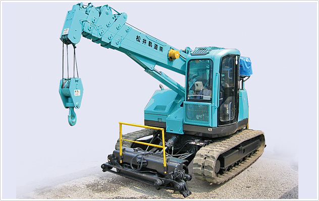 軌陸両用4.9tクローラークレーンMWR755-2 軌陸両用4.9tクローラークレーンMWR755-2